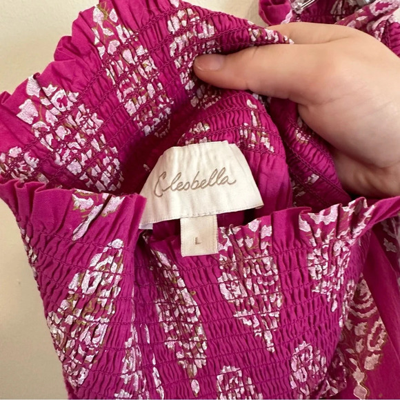 Cleobella Bali Ankle Skirt Mix Block Print Large - Picture 4 of 6